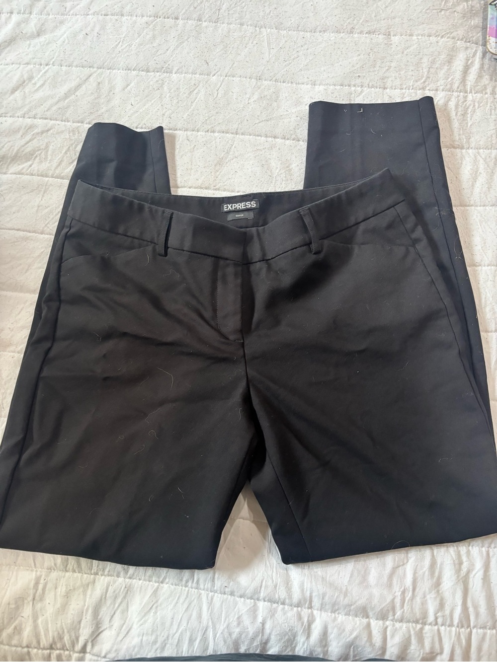 Express Women’s Black Ankle Dress Pants